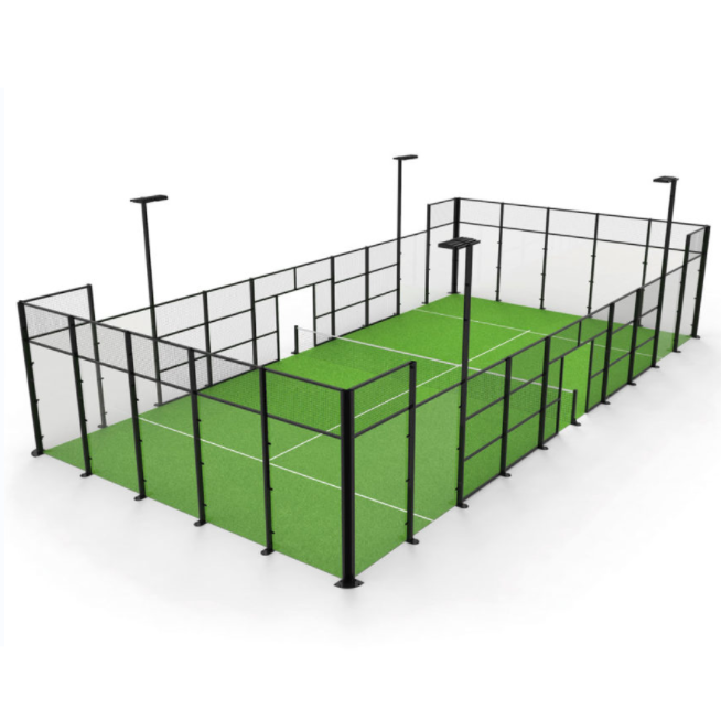 full view panoramic padel court haoran padel court paddle tennis with roof tennis padel court